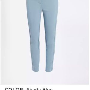LOFT High Waist Skinny Crop Pant Shady Blue. NWT